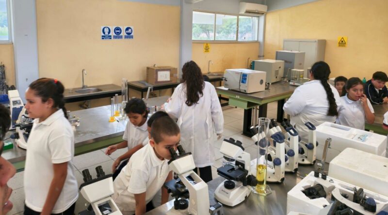 Niñas y niños STEM descubren el mundo microscópico en la UPSZ